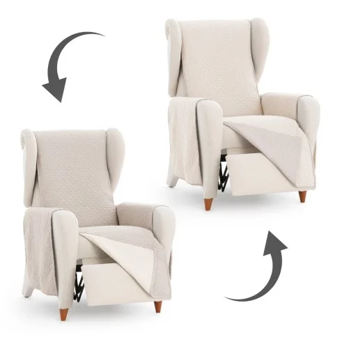 Funda cubre sillón relax Silver | Protección doble con estilo actual