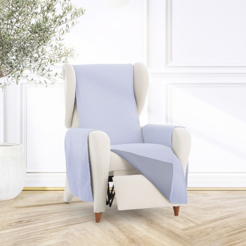 Funda cubre sillón relax Silver | Protección doble con estilo actual