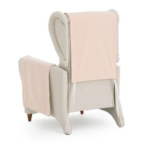 Funda cubre sillón relax Aqua | Sofisticación diaria con rayas prácticas