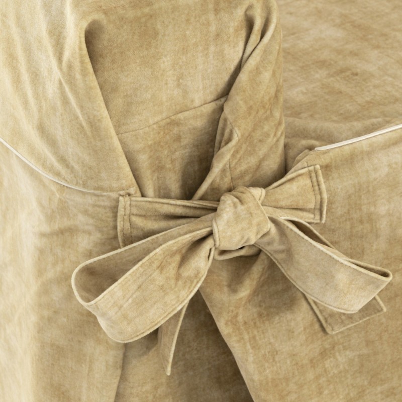 Funda de sofá con lazos antimanchas Turín | Velvet con protección invisible Funda de sofá con lazos antimanchas Turín | Velvet con protección invisible