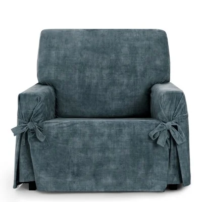 Funda de sillón anti manchas con lazos Modelo Turín