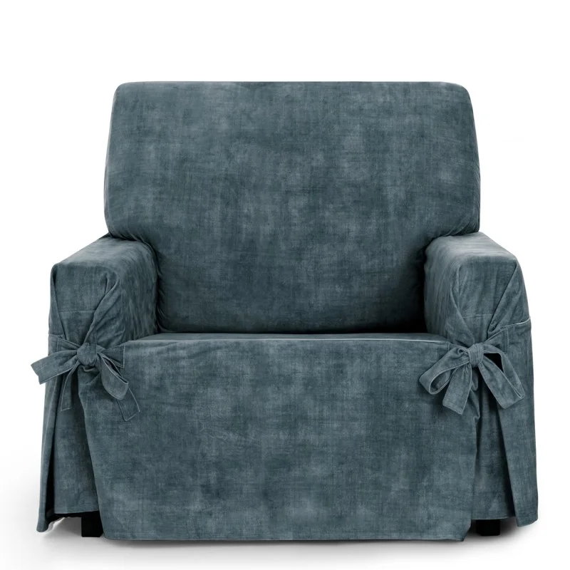 Funda de sillón anti manchas con lazos Modelo Turín Funda de sillón anti manchas con lazos Modelo Turín
