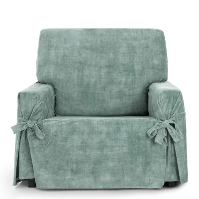 Funda de sillón anti manchas con lazos Modelo Turín