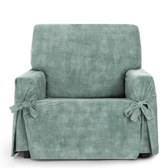 Funda de sillón anti manchas con lazos Modelo Turín