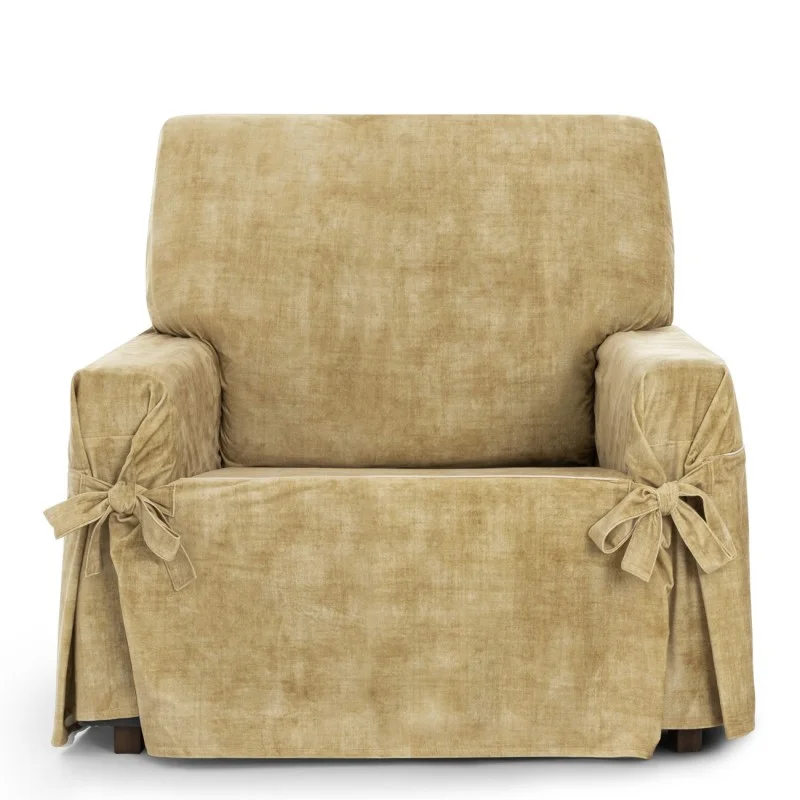 Funda de sillón anti manchas con lazos Modelo Turín Funda de sillón anti manchas con lazos Modelo Turín