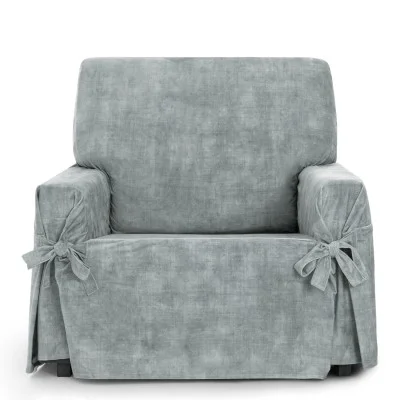Funda de sillón anti manchas con lazos Modelo Turín