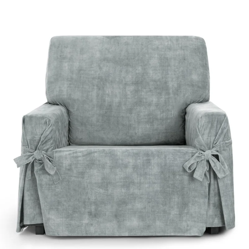 Funda de sillón anti manchas con lazos Modelo Turín Funda de sillón anti manchas con lazos Modelo Turín