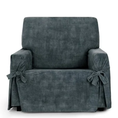 Funda de sillón anti manchas con lazos Modelo Turín
