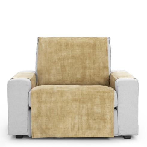 Cubre Sillón Turín | Tejido Velvet antimanchas | Cobertura elegante | Fácil de colocar | Lavado práctico