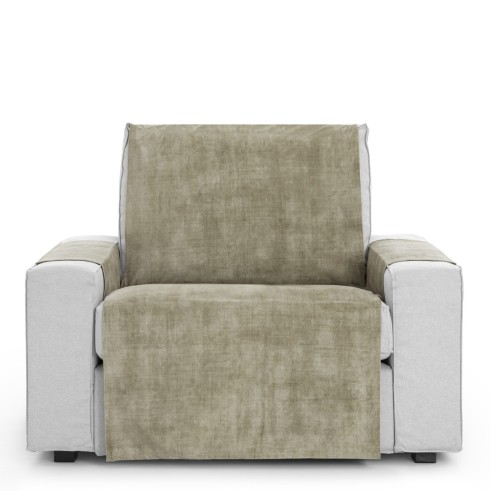 Cubre Sillón Turín | Tejido Velvet antimanchas | Cobertura elegante | Fácil de colocar | Lavado práctico
