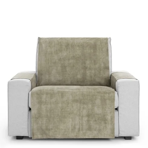 Cubre Sillón Turín | Tejido Velvet antimanchas | Cobertura elegante | Fácil de colocar | Lavado práctico