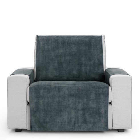 Cubre Sillón Turín | Tejido Velvet antimanchas | Cobertura elegante | Fácil de colocar | Lavado práctico