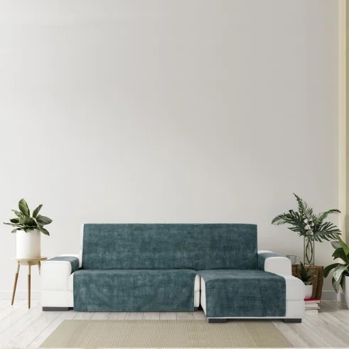 Funda Chaise Longue Turín | Velvet antimanchas | Protección parcial elegante | Fácil colocación | Lavable
