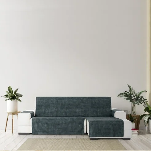Funda Chaise Longue Turín | Velvet antimanchas | Protección parcial elegante | Fácil colocación | Lavable