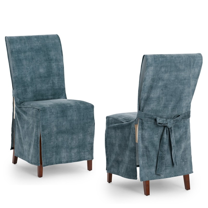 Fundas de Silla Turín x2 | Hostelería | Velvet antimanchas | Lazos ajustables | Elegancia profesional Fundas de Silla Turín x2 | Hostelería | Velvet antimanchas | Lazos ajustables | Elegancia profesional