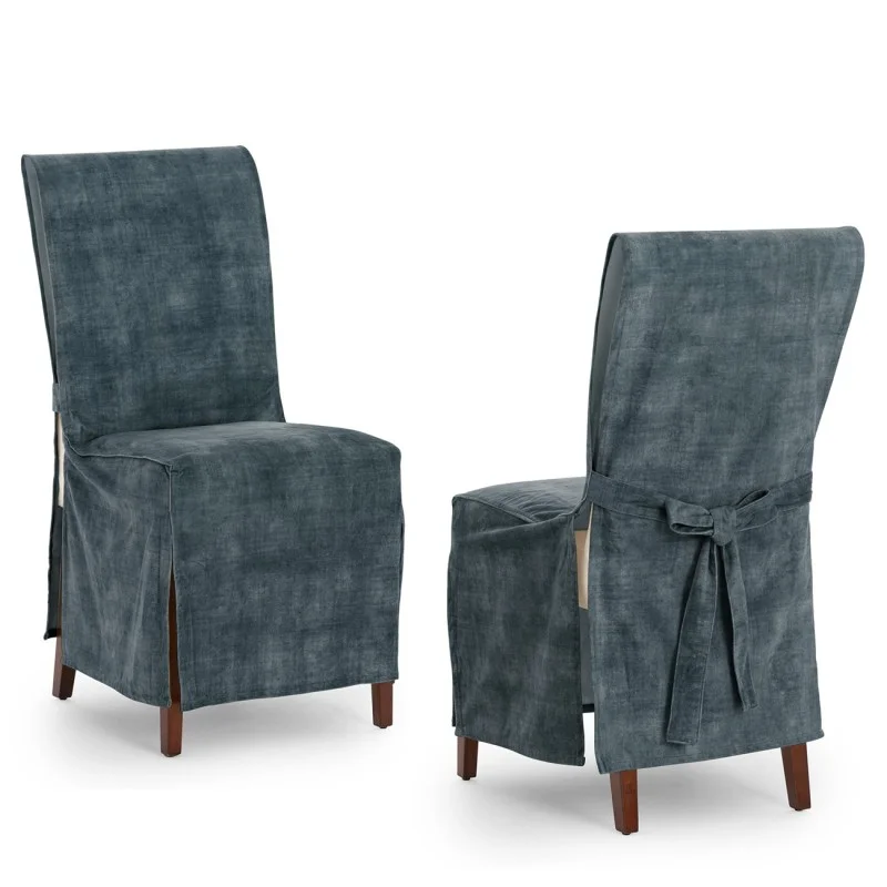 Fundas de Silla Turín x2 | Hostelería | Velvet antimanchas | Lazos ajustables | Elegancia profesional Fundas de Silla Turín x2 | Hostelería | Velvet antimanchas | Lazos ajustables | Elegancia profesional