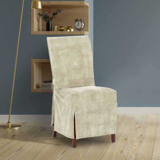 Fundas de Silla Turín x2 | Hostelería | Velvet antimanchas | Lazos ajustables | Elegancia profesional