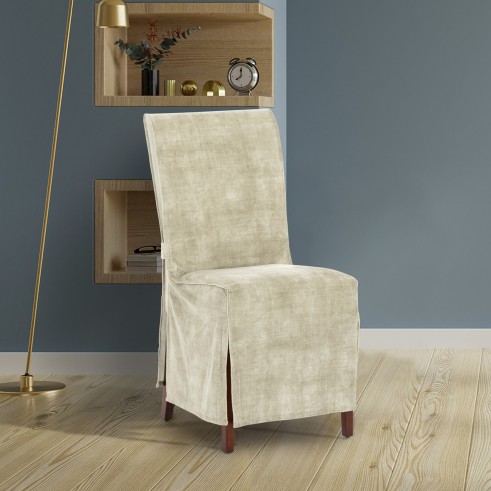 Fundas de Silla Turín x2 | Hostelería | Velvet antimanchas | Lazos ajustables | Elegancia profesional