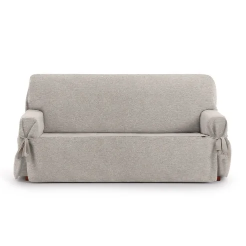Funda Sofá Valeria con Lazos | Tejido estructurado | Ajuste elegante | Protección visible | Lavado sencillo
