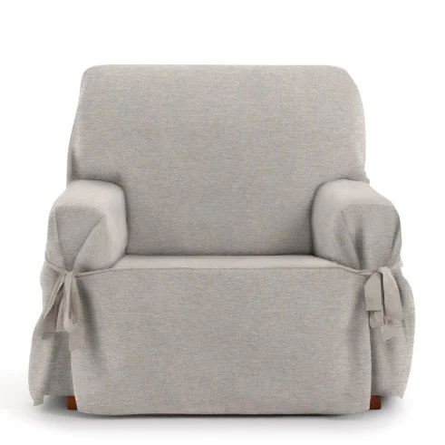 Funda Sillón Valeria con Lazos | Diseño estructurado | Protección visible | Ajuste decorativo | Lavable