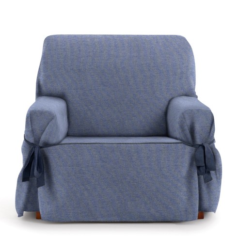 Funda Sillón Valeria con Lazos | Diseño estructurado | Protección visible | Ajuste decorativo | Lavable