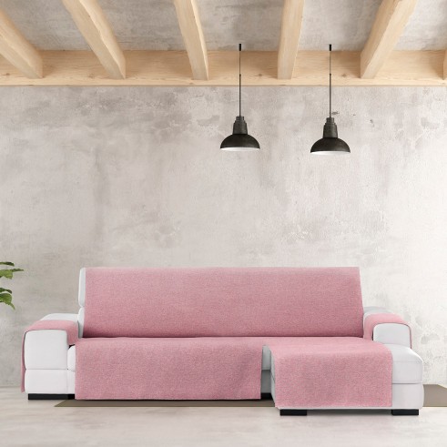 Cubre Chaise Longue Valeria | Protección parcial | Tejido clásico no elástico | Fácil colocación | Lavado fácil