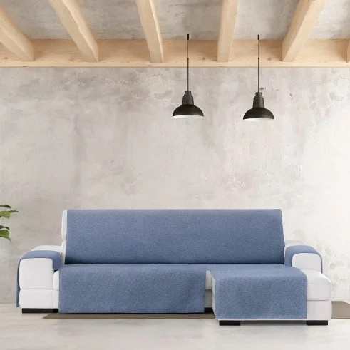 Cubre Chaise Longue Valeria | Protección parcial | Tejido clásico no elástico | Fácil colocación | Lavado fácil