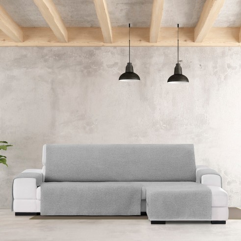 Cubre Chaise Longue Valeria | Protección parcial | Tejido clásico no elástico | Fácil colocación | Lavado fácil