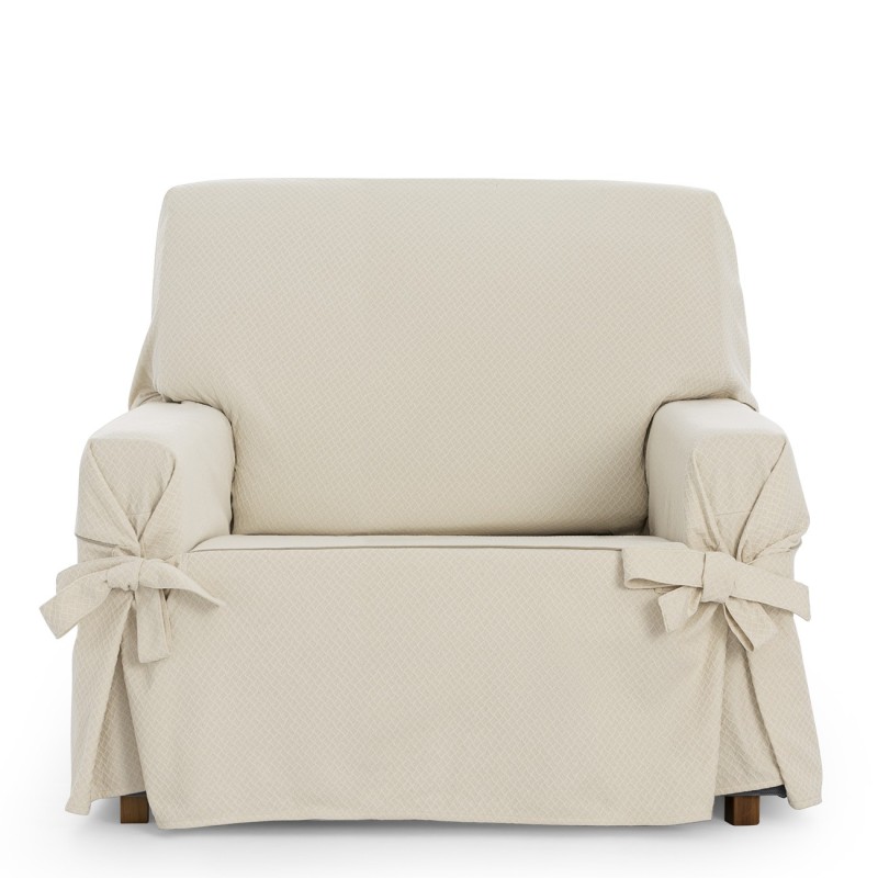 Funda Sillón Francesca con Lazos | Geometría decorativa | Protección completa | Tacto suave | Lavable a máquina Funda Sillón Francesca con Lazos | Geometría decorativa | Protección completa | Tacto suave | Lavable a máquina