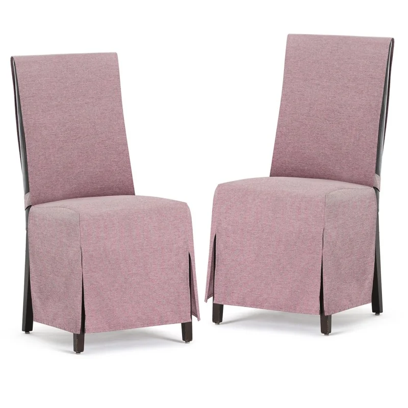 Fundas de Silla Valeria x2 | Hostelería | Tejido no elástico | Lazos ajustables | Estilo sobrio Fundas de Silla Valeria x2 | Hostelería | Tejido no elástico | Lazos ajustables | Estilo sobrio