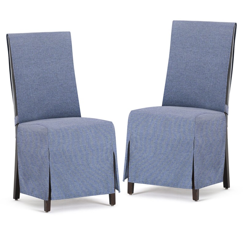 Fundas de Silla Valeria x2 | Hostelería | Tejido no elástico | Lazos ajustables | Estilo sobrio Fundas de Silla Valeria x2 | Hostelería | Tejido no elástico | Lazos ajustables | Estilo sobrio