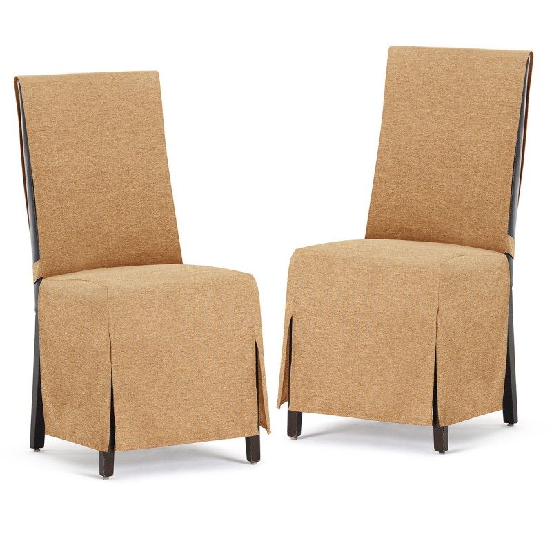 Fundas de Silla Valeria x2 | Hostelería | Tejido no elástico | Lazos ajustables | Estilo sobrio Fundas de Silla Valeria x2 | Hostelería | Tejido no elástico | Lazos ajustables | Estilo sobrio