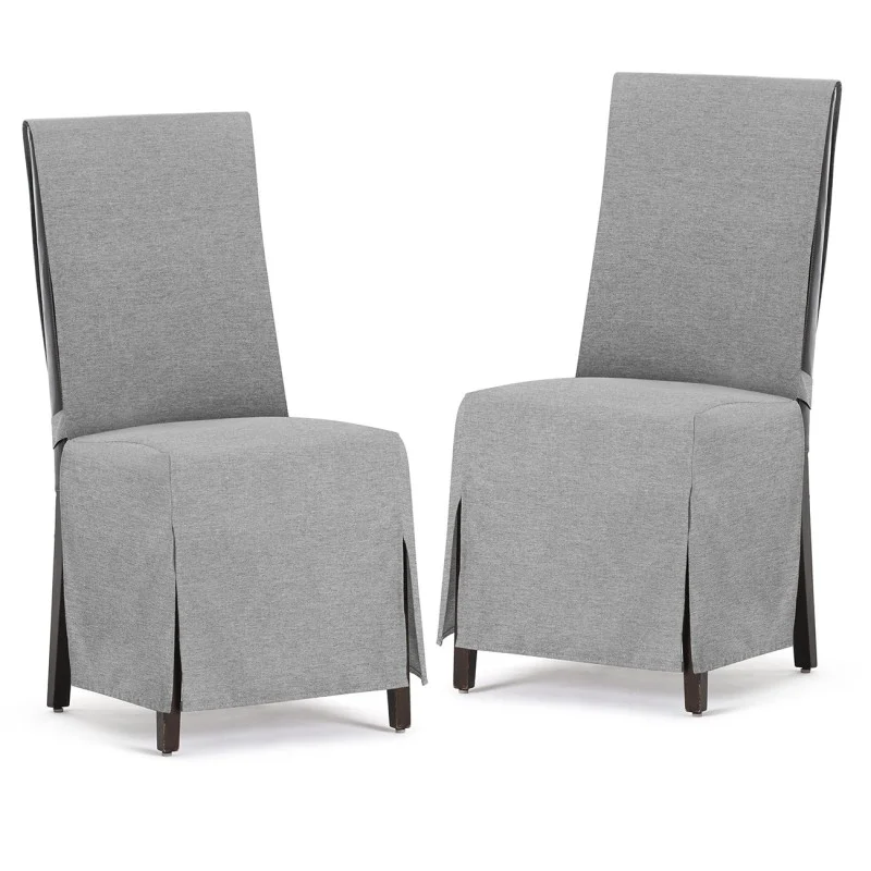 Fundas de Silla Valeria x2 | Hostelería | Tejido no elástico | Lazos ajustables | Estilo sobrio Fundas de Silla Valeria x2 | Hostelería | Tejido no elástico | Lazos ajustables | Estilo sobrio