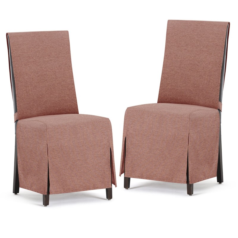 Fundas de Silla Valeria x2 | Hostelería | Tejido no elástico | Lazos ajustables | Estilo sobrio Fundas de Silla Valeria x2 | Hostelería | Tejido no elástico | Lazos ajustables | Estilo sobrio