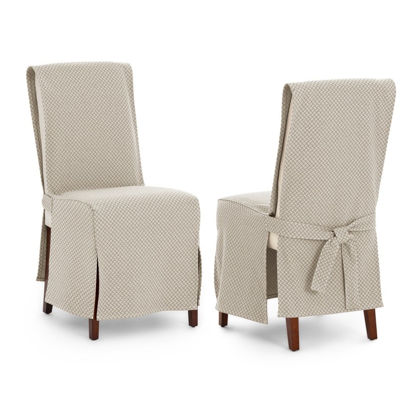 Fundas Sillas Francesca x2 | Hostelería | Geometría en relieve | Protección elegante | Lavable Fundas Sillas Francesca x2 | Hostelería | Geometría en relieve | Protección elegante | Lavable