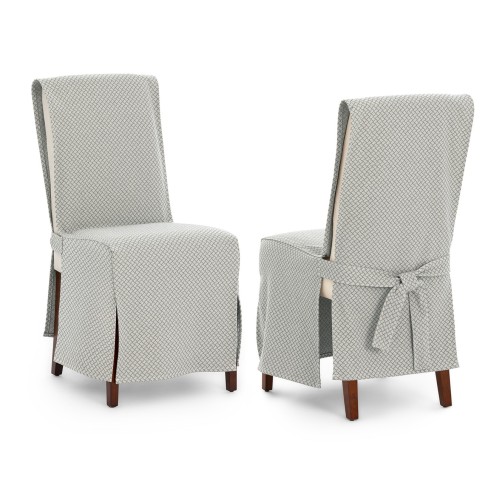 Fundas Sillas Francesca x2 | Hostelería | Geometría en relieve | Protección elegante | Lavable