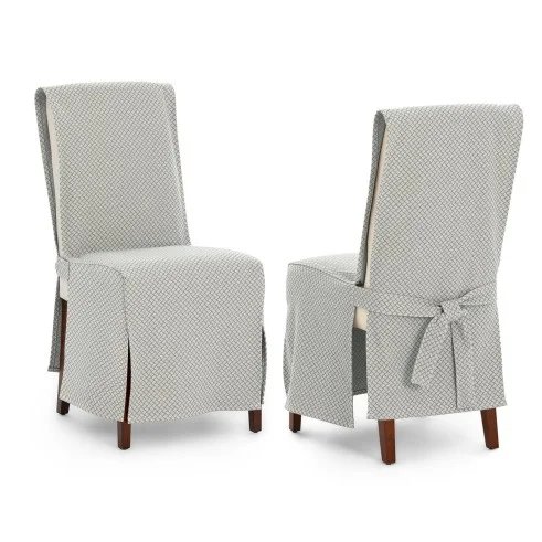 Fundas Sillas Francesca x2 | Hostelería | Geometría en relieve | Protección elegante | Lavable