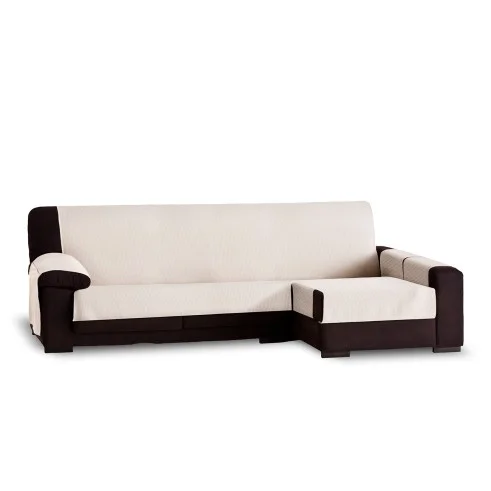 Cubre Chaise Longue Bianca | Algodón 100% | Protección parcial | Bolsillos reposabrazos | Lavable