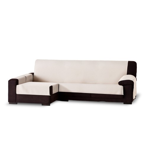 Cubre Chaise Longue Bianca | Algodón 100% | Protección parcial | Bolsillos reposabrazos | Lavable