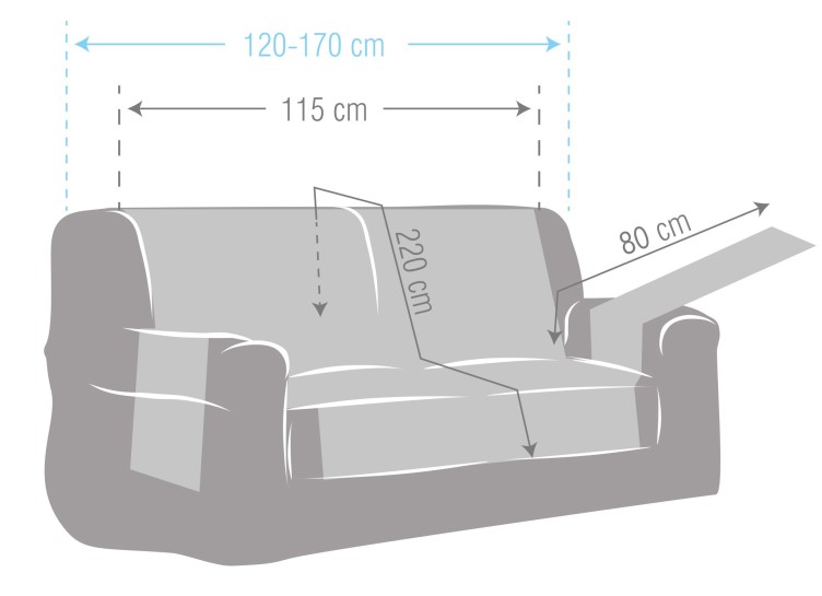 Funda cubre sofá Modelo Constanza