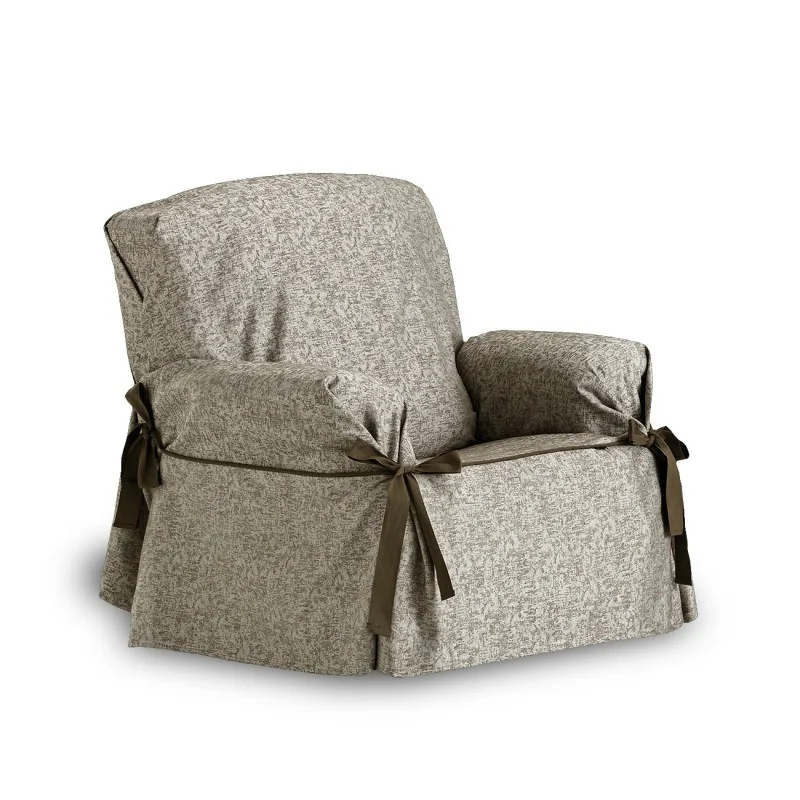 Funda Sillón con Lazos Dream | Tejido clásico suave | Ajuste elegante con lazos | Lavado sin esfuerzo