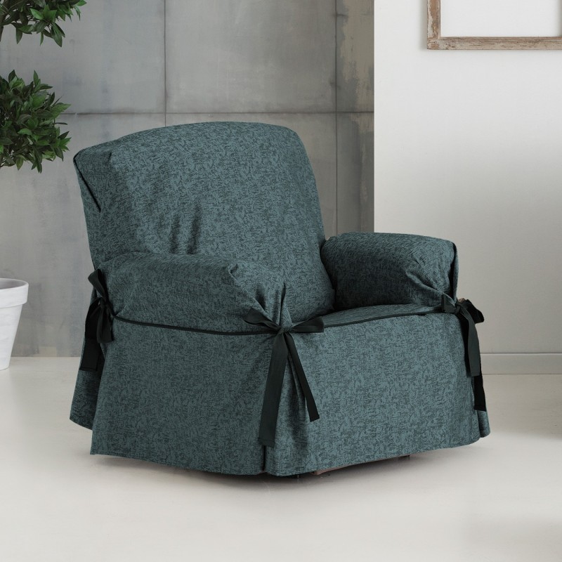 Funda Sillón con Lazos Dream | Tejido clásico suave | Ajuste elegante con lazos | Lavado sin esfuerzo Funda Sillón con Lazos Dream | Tejido clásico suave | Ajuste elegante con lazos | Lavado sin esfuerzo