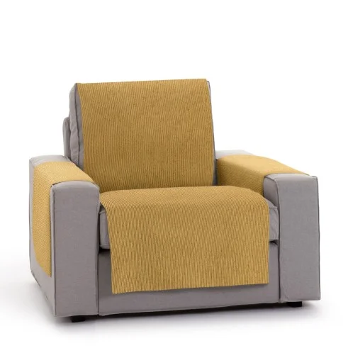 Cubre Sillón Mid | Líneas finas contemporáneas | Protección visual sin cubrir | Lavado fácil