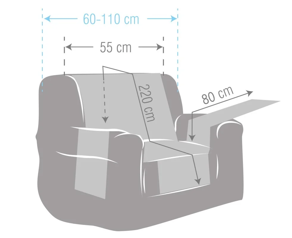 Funda cubre sillón Modelo Mid Funda cubre sillón Modelo Mid