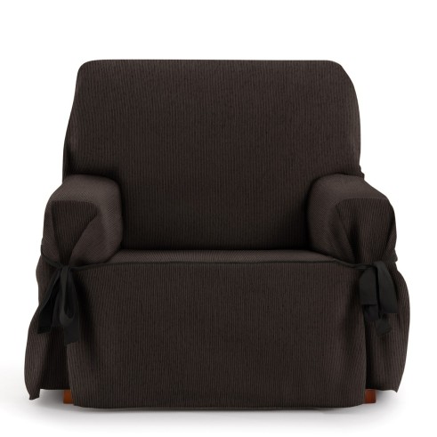 Funda Sillón con Lazos Mid | Líneas sutiles | Ajuste decorativo moderno | Protección cómoda