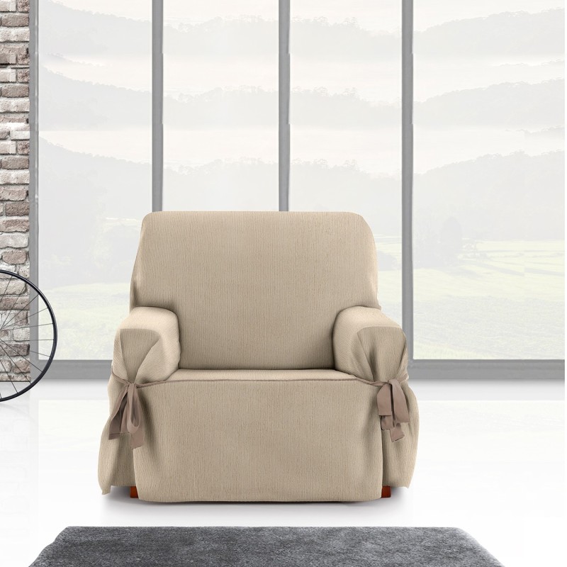 Funda Sillón con Lazos Mid | Líneas sutiles | Ajuste decorativo moderno | Protección cómoda Funda Sillón con Lazos Mid | Líneas sutiles | Ajuste decorativo moderno | Protección cómoda