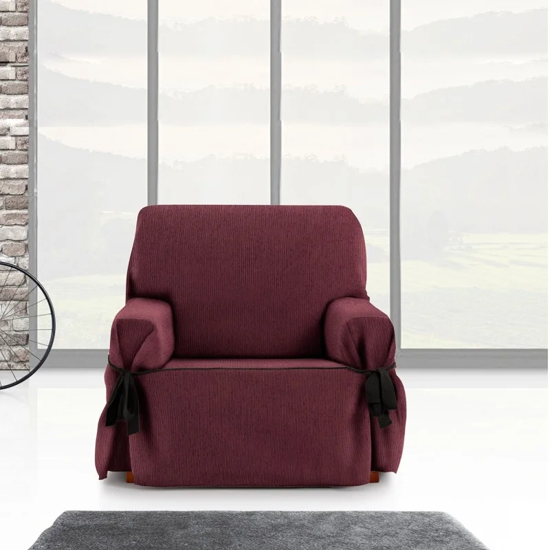 Funda Sillón con Lazos Mid | Líneas sutiles | Ajuste decorativo moderno | Protección cómoda Funda Sillón con Lazos Mid | Líneas sutiles | Ajuste decorativo moderno | Protección cómoda
