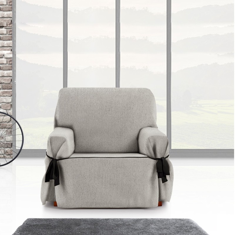 Funda Sillón con Lazos Mid | Líneas sutiles | Ajuste decorativo moderno | Protección cómoda Funda Sillón con Lazos Mid | Líneas sutiles | Ajuste decorativo moderno | Protección cómoda