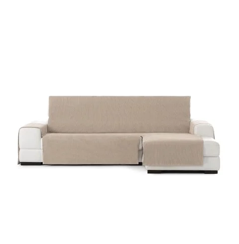 Cubre Chaise Longue Mid | Tejido de líneas verticales | Protección parcial elegante | Lavable en lavadora