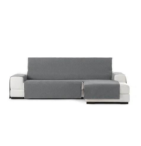 Cubre Chaise Longue Mid | Tejido de líneas verticales | Protección parcial elegante | Lavable en lavadora